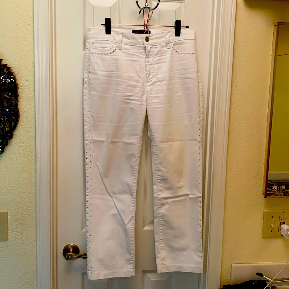 Not Your Daughters Jeans white jeans size 10